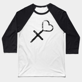 Heart Sagittarius Baseball T-Shirt